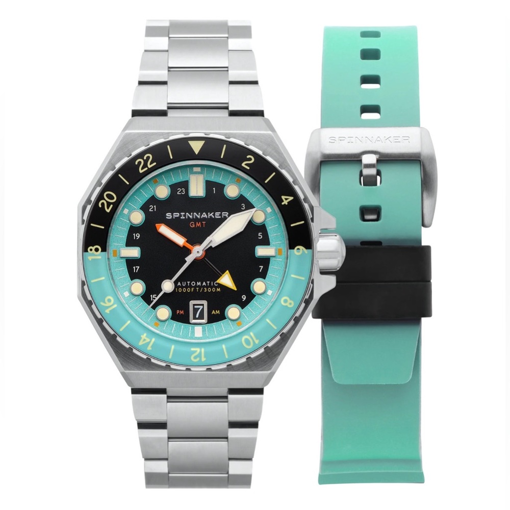 * SOLD * SPINNAKER Dumas GMT Automatic 44mm 300m Dive Watch
